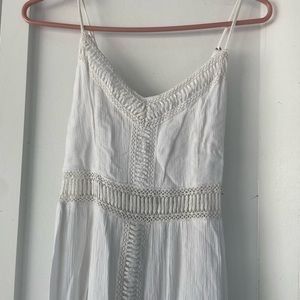 White Abercrombie Maxi Dress